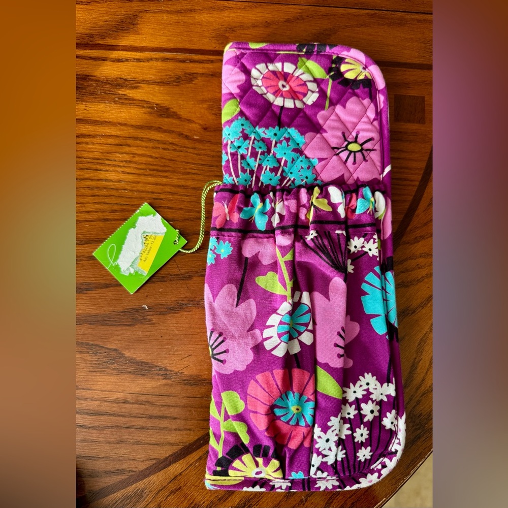 Vera Bradley Pink Floral Curling Iron Holder (NEW)